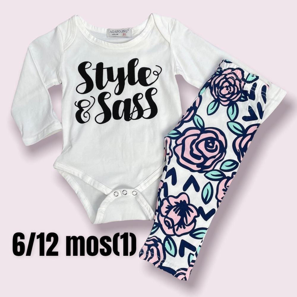 Baby Girl Style & Sass 3pc Outfit